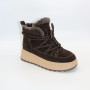 Зимові черевики Allsy 218727 808L1 BROWN 6468 з хутром