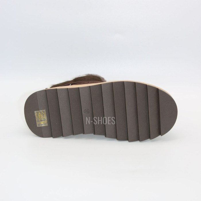 Зимові черевики Allsy 218727 808L1 BROWN 6468 з хутром
