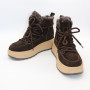 Зимові черевики Allsy 218727 808L1 BROWN 6468 з хутром