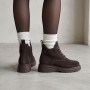 Жіночі зимові коричневі черевики Allsy 219305 9286L2-1 BROWN 6470
