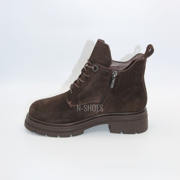Жіночі зимові коричневі черевики Allsy 219305 9286L2-1 BROWN 6470