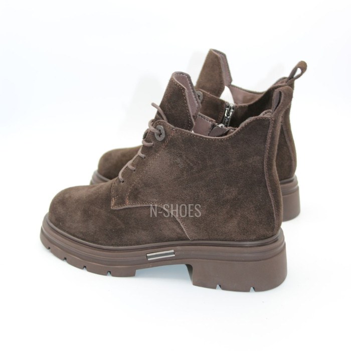 Жіночі зимові коричневі черевики Allsy 219305 9286L2-1 BROWN 6470