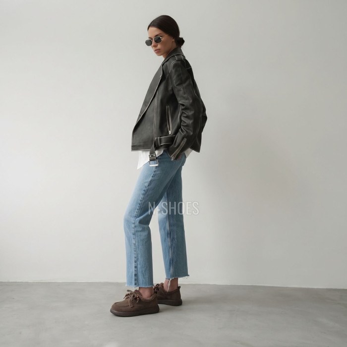 Women's Ugg-Loafers Allsy 216260: Cozy Style on a Platform