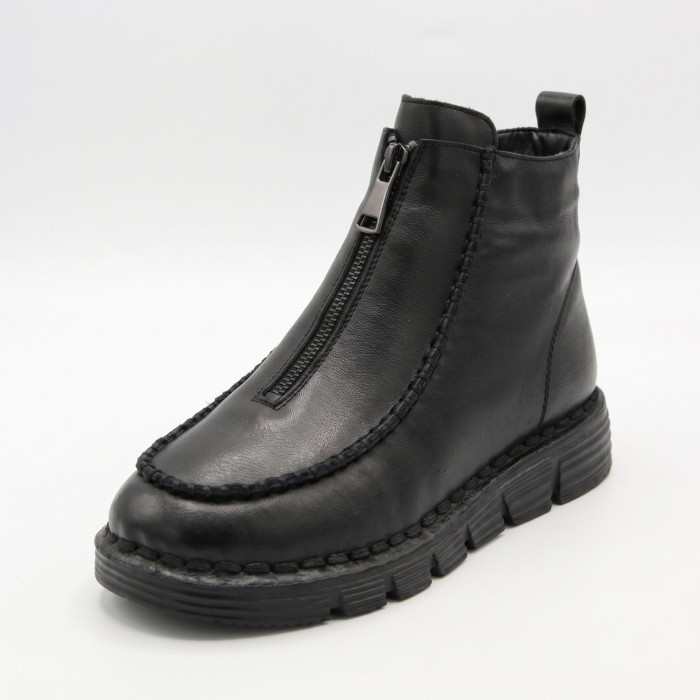 Жіночі зимові черевики челсі Allsy 216651 E76563-528 BLACK 6476
