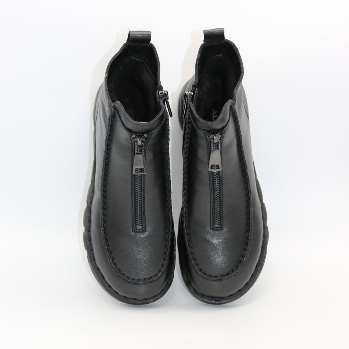 Жіночі зимові черевики челсі Allsy 216651 E76563-528 BLACK 6476