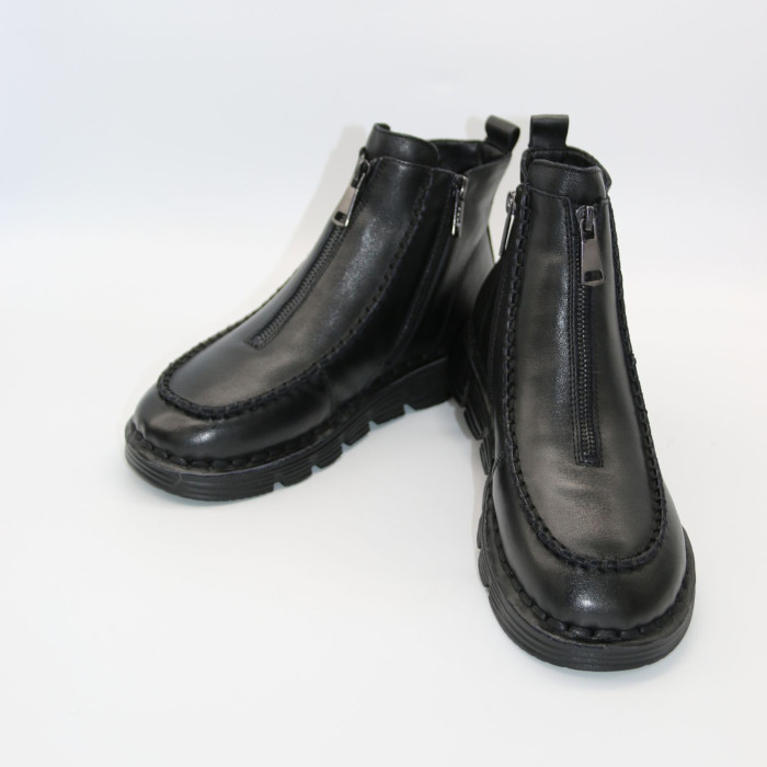 Жіночі зимові черевики челсі Allsy 216651 E76563-528 BLACK 6476