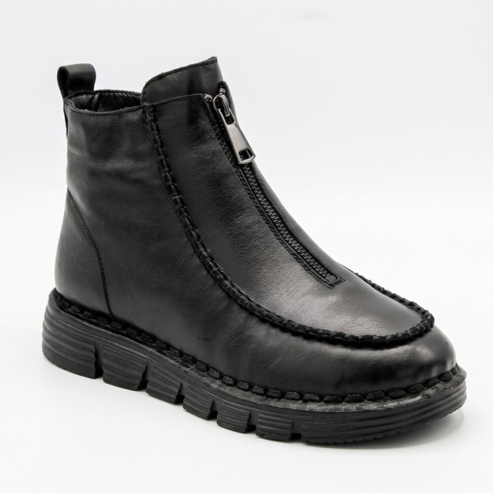 Жіночі зимові черевики челсі Allsy 216651 E76563-528 BLACK 6476