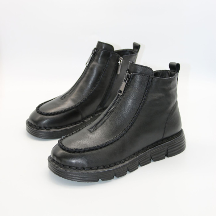 Жіночі зимові черевики челсі Allsy 216651 E76563-528 BLACK 6476