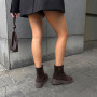 Теплі замшеві черевики Allsy 214949 26Z83Z3619-1 BROWN 6478 на платформі