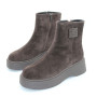 Теплі замшеві черевики Allsy 214949 26Z83Z3619-1 BROWN 6478 на платформі