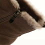 Women's Brown Suede Boots Anna Lucci 216319 with Fur