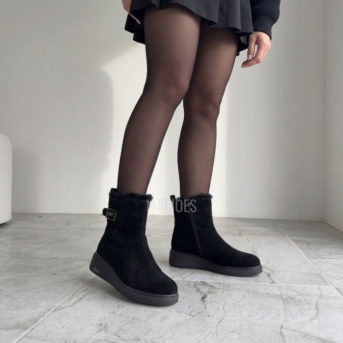 Elegant Winter Suede Boots Anna Lucci 218798 JM219-2B