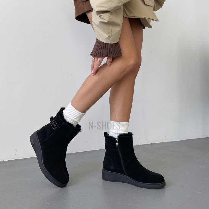 Elegant Winter Suede Boots Anna Lucci 218798 JM219-2B