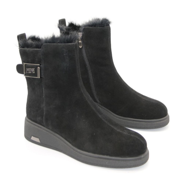 Elegant Winter Suede Boots Anna Lucci 218798 JM219-2B