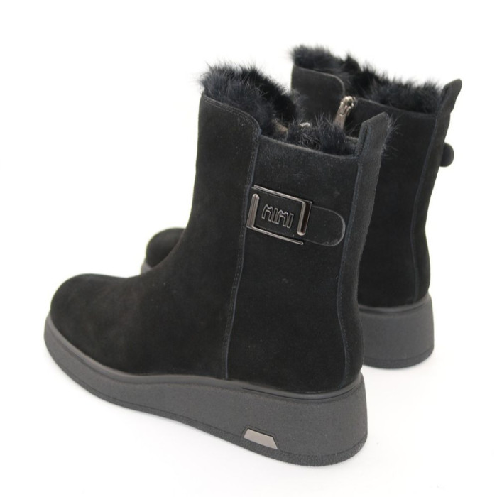 Elegant Winter Suede Boots Anna Lucci 218798 JM219-2B