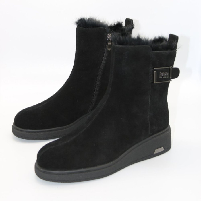 Elegant Winter Suede Boots Anna Lucci 218798 JM219-2B