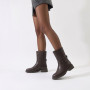 Women's Winter Boots Anna Lucci 217261 T939A-D738-8M 6490 Chocolate