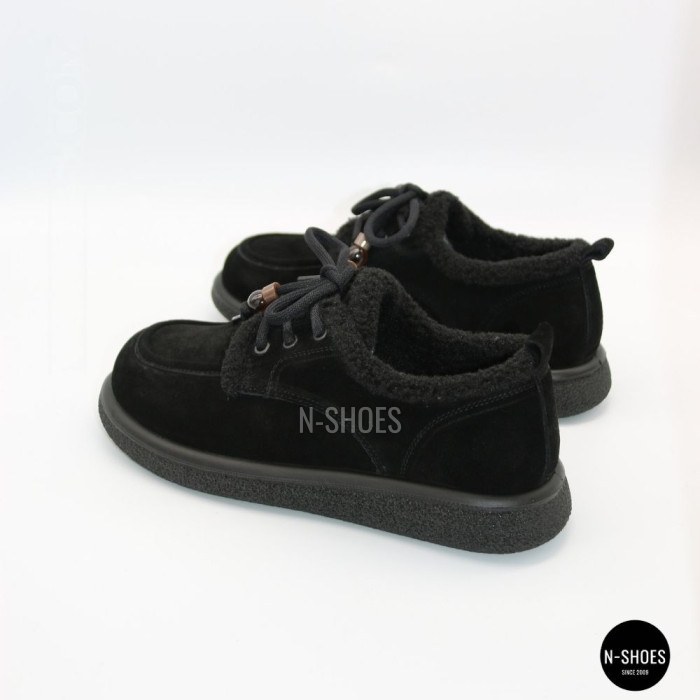 Women's Suede Winter Shoes Allsy 216256 lt-26n26a-24m black 6625