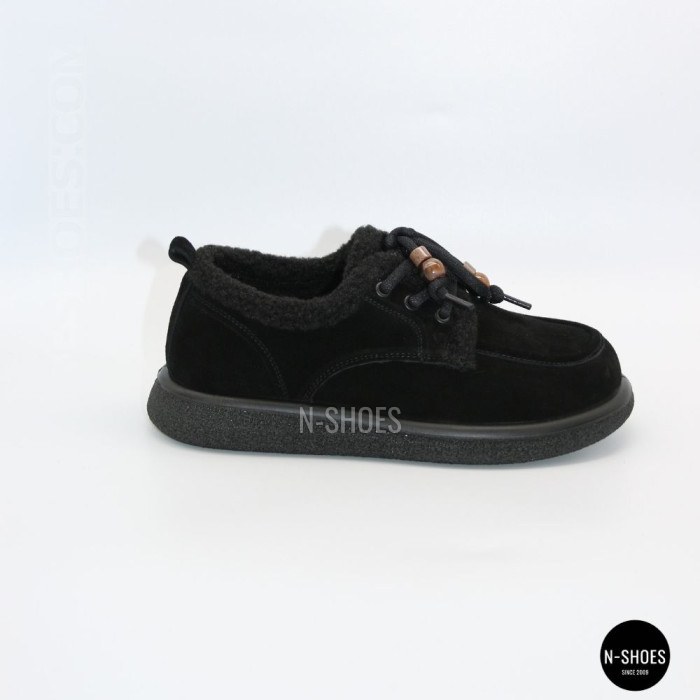 Women's Suede Winter Shoes Allsy 216256 lt-26n26a-24m black 6625