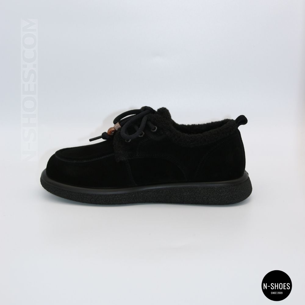 Women's Suede Winter Shoes Allsy 216256 lt-26n26a-24m black 6625