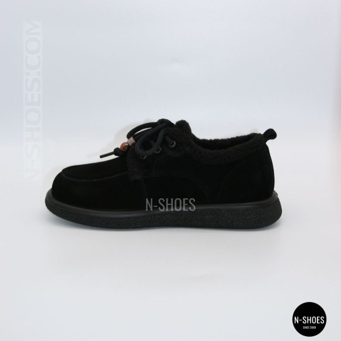 Women's Suede Winter Shoes Allsy 216256 lt-26n26a-24m black 6625