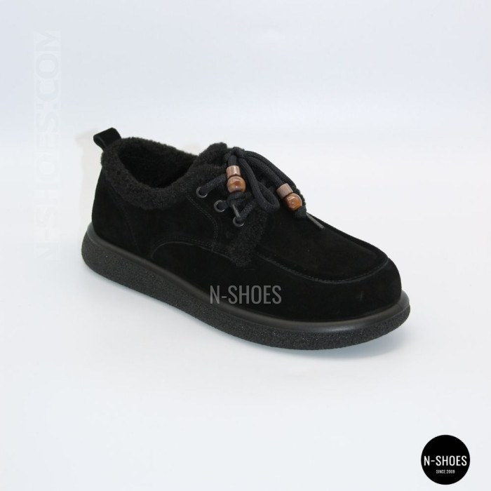 Women's Suede Winter Shoes Allsy 216256 lt-26n26a-24m black 6625