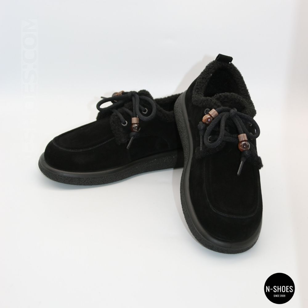 Women's Suede Winter Shoes Allsy 216256 lt-26n26a-24m black 6625
