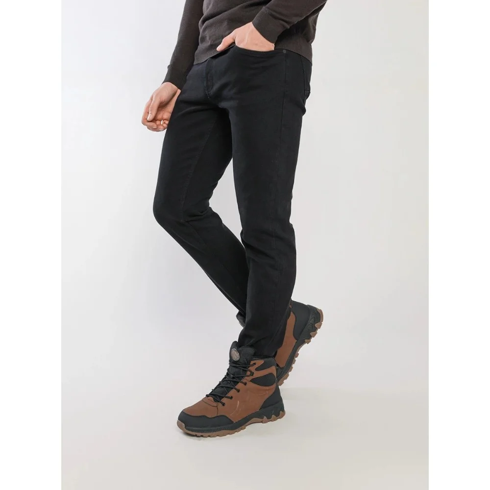 Чоловічі коричневі зимові черевики Grunberg 148153-14-04 6084 з натуральної шкіри та вовною