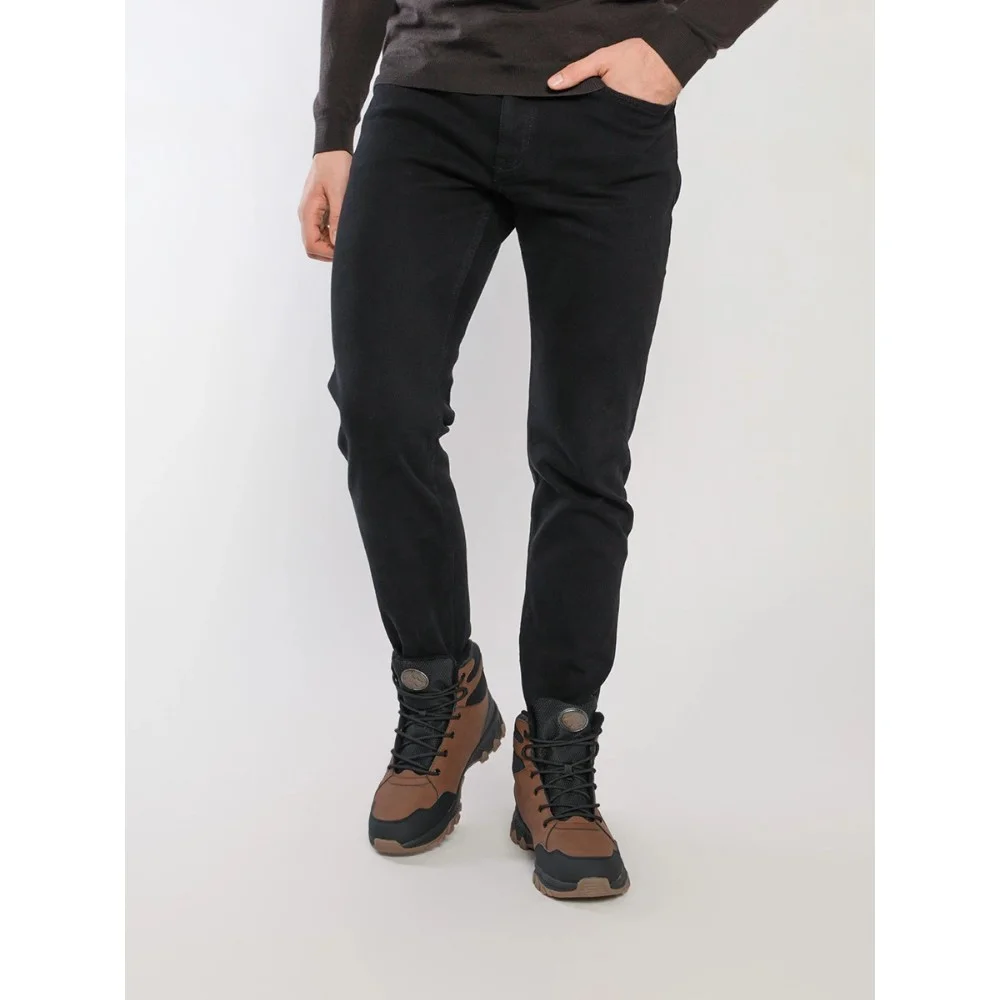 Чоловічі коричневі зимові черевики Grunberg 148153-14-04 6084 з натуральної шкіри та вовною