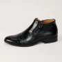 Men’s black classic winter boots Tapi D-2149/Z-136-176-136 with dual zippers