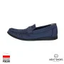 Moccasins man's blue Lesta (Poland) model 3491