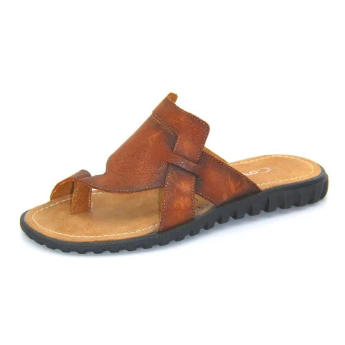 Slippers mens brown Covalli Ukraine 3728