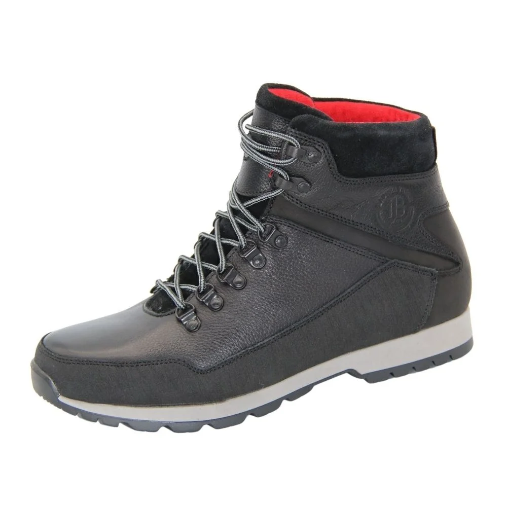 Men's black boots winter Badura (Poland) model 3977