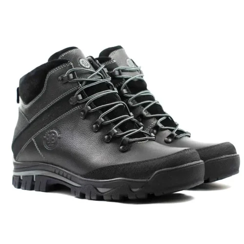 Men's black boots Badura Poland 4620-bn-czarny-1039 3977 Men's black boots Badura Poland 4620-bn-czarny-1039 3977