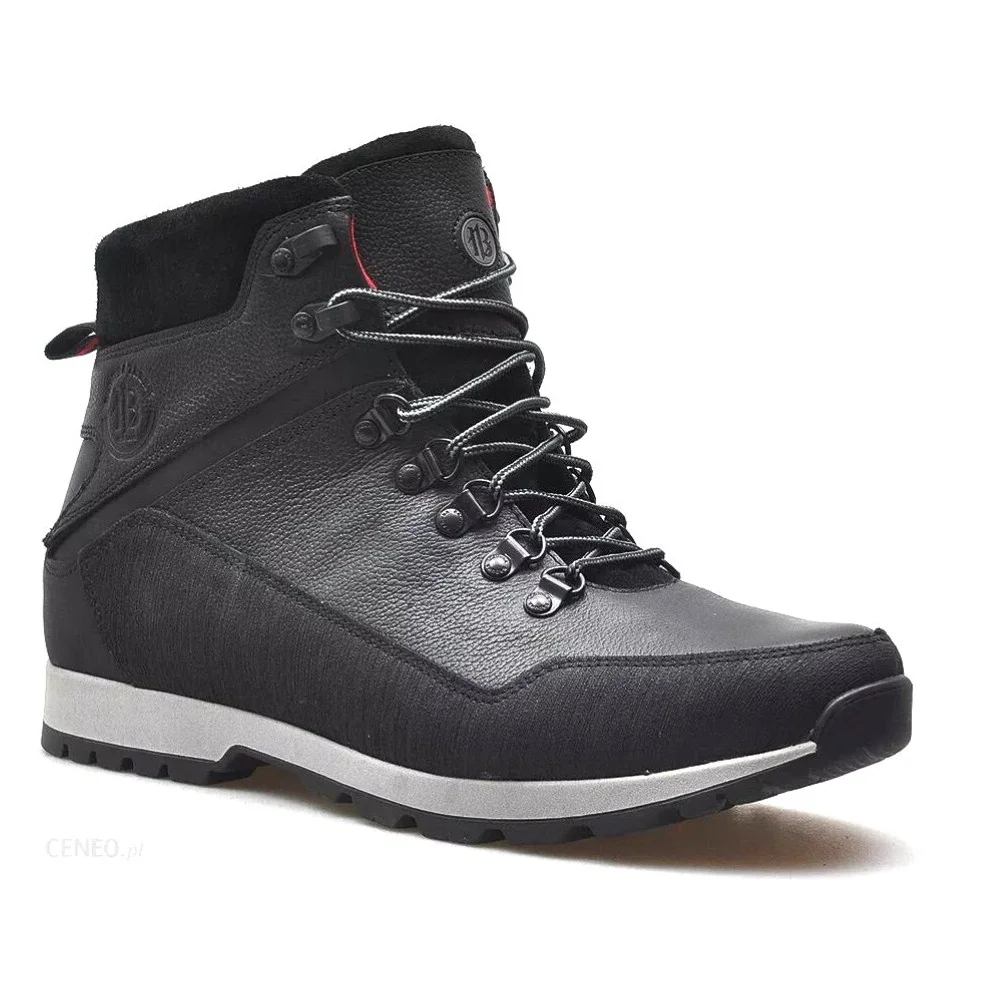 Men's black boots winter Badura (Poland) model 3977