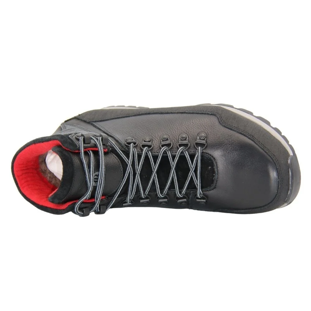 Men's black boots winter Badura (Poland) model 3977