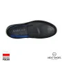 Moccasins man's black Badura (Poland) model 4143