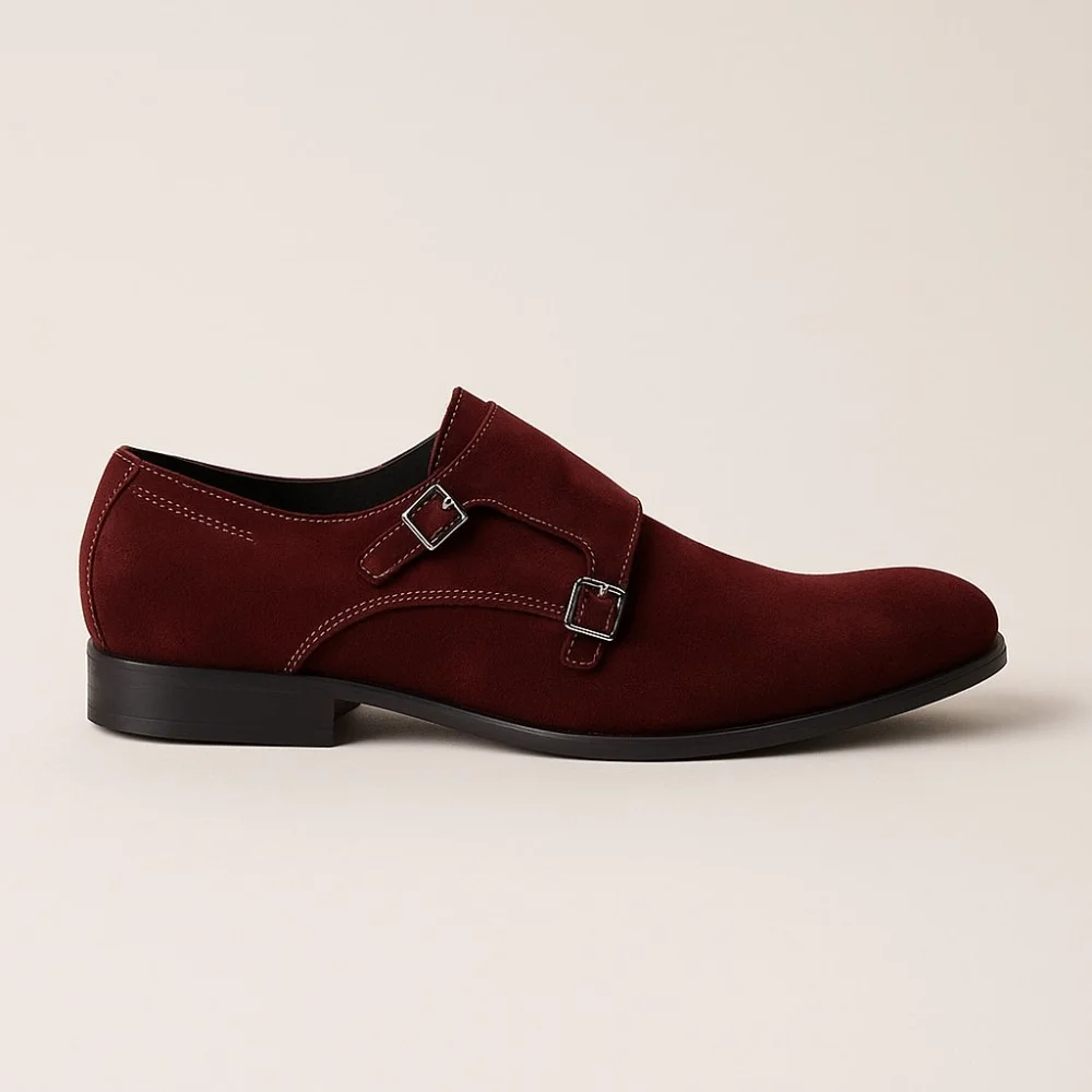 Shoes man's burgundy Tapi (Poland) art model 4224