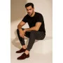 Shoes man's burgundy Tapi (Poland) art model 4224