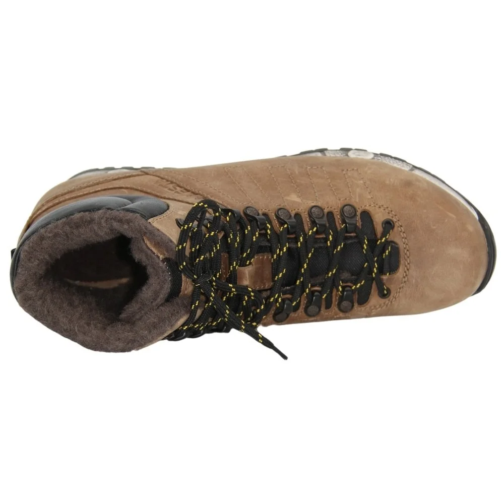 Мужские бежевые ботинки зимние Lesta (Польша) модель 4237