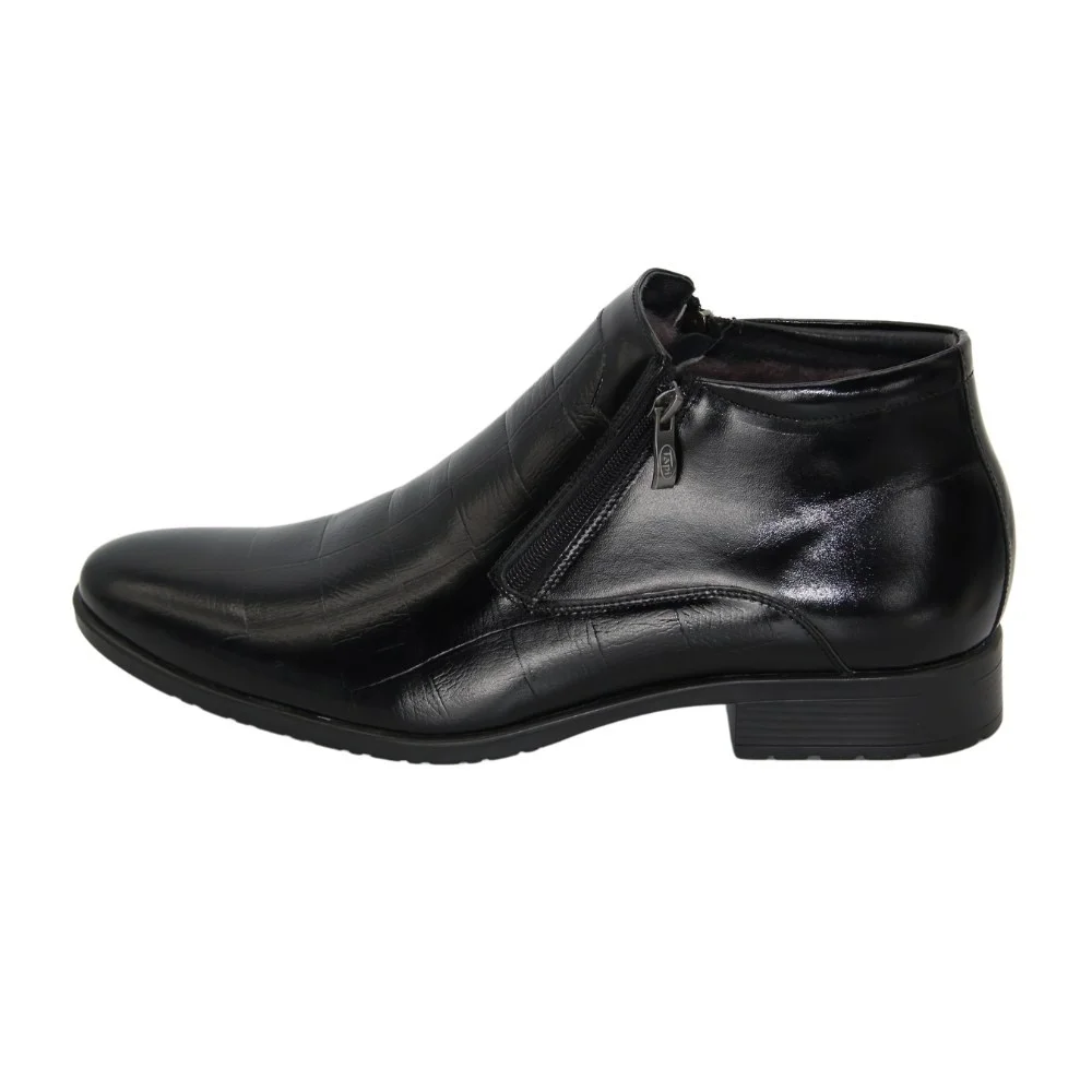 Чоловічі чорні черевики зимові Tapi (Польща) модель 4265