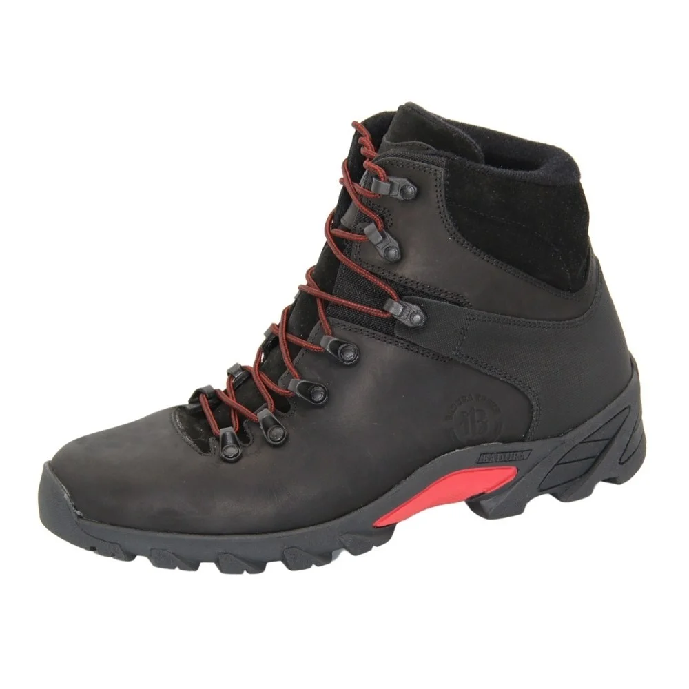 Men's black boots winter Badura (Poland) model 4299