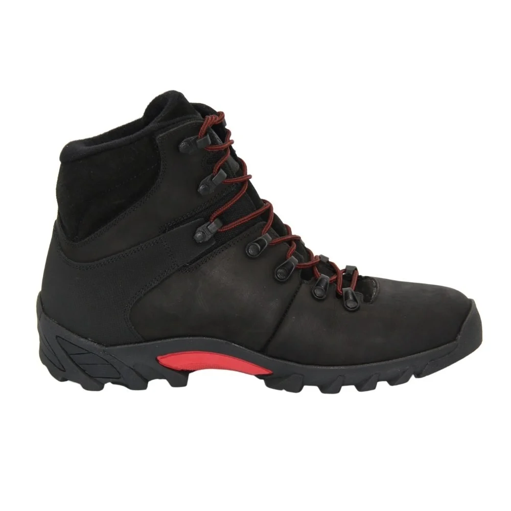 Men's black boots winter Badura (Poland) model 4299