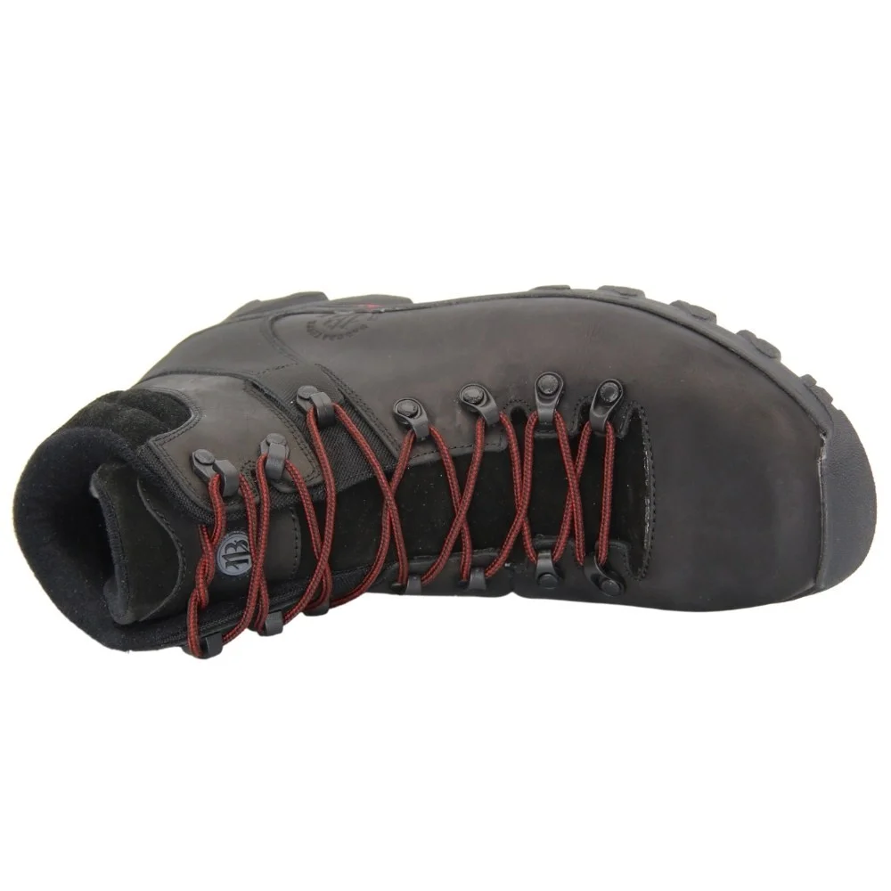 Men's black boots winter Badura (Poland) model 4299