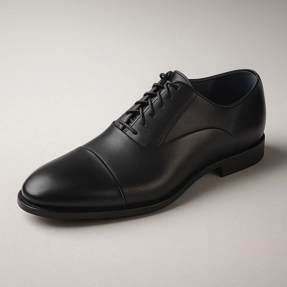 Shoes man's black Badura (Poland) model 4412