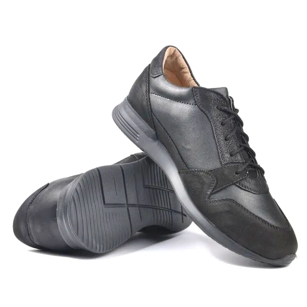 Sneakers man's black Lesta (Poland) model 4902