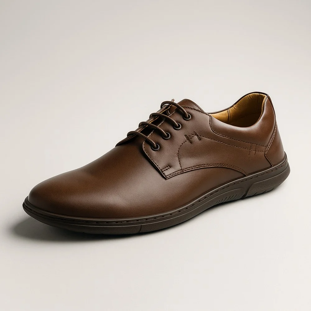 Туфлі чоловічі коричневі PAN (Польща) модель 4645