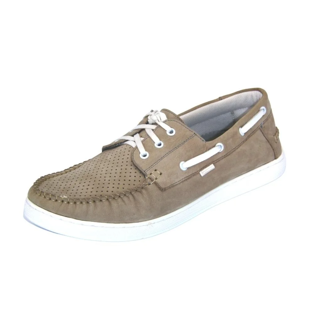 Moccasins man's beige MaxMayar (Ukraine) model 4736