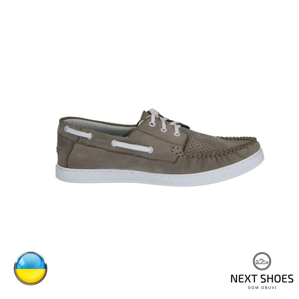Moccasins man's beige MaxMayar (Ukraine) model 4736