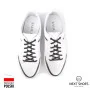Sneakers man's white BADURA (Poland) model 4767